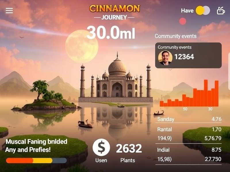 Mystic Cinnamon Journey gameplay screenshot showing Indian landscapes